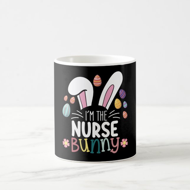 Jag är Bunny-sjuksköterskan påskmatchning Kaffemugg (Center)