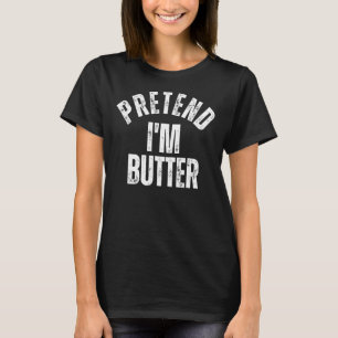 Jag är Butter Lazy Halloween Costume T Shirt