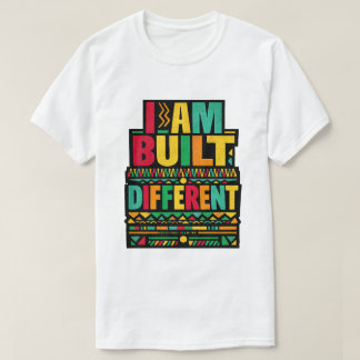 Jag är byggd annorlunda Retro typografi T Shirt