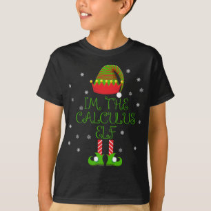 Jag är Calculus Elf Funny Teacher Julafton T Shirt
