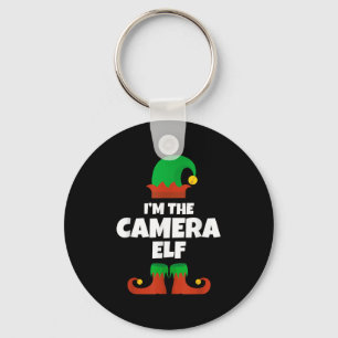 Jag är Camera Elf-familjen Pajama-julmannen Pho Nyckelring