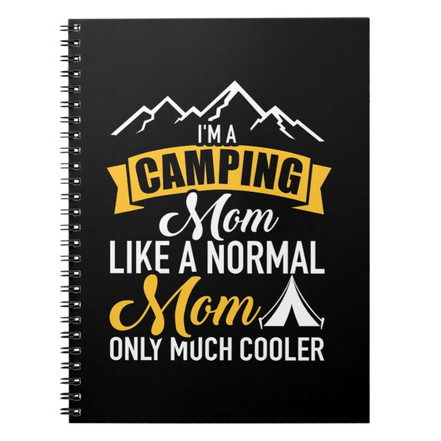 Jag är camping Mor Anteckningsbok (Framsidan)