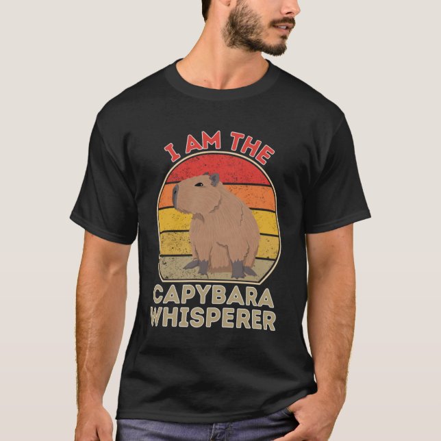 Jag är Capybara Whisperer T Shirt (Framsida)