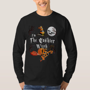Jag är Cashier Witch Halloween Matching Group Cos T Shirt