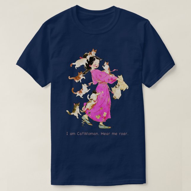 Jag är Catshe 1 T Shirt (Design framsida)