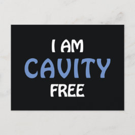 Jag är Cavity Free-vykort Vykort