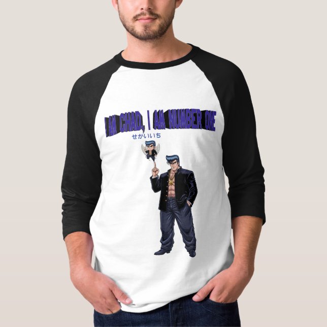 JAG ÄR CHAD, JAG ÄR NUMMER ETT T SHIRT (Framsida)