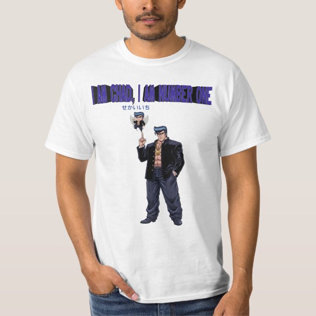 JAG ÄR CHAD, JAG ÄR NUMMER ETT T SHIRT (Framsida)