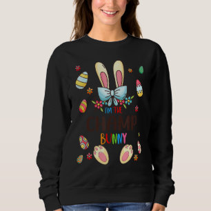Jag är Champ Bunny Påsk Day Matching Family Egg T Shirt