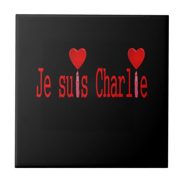 Jag är charlie kakelplatta (Framsidan)