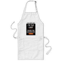 Jag är Chef Apron Långt Förkläde