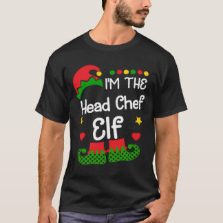 Jag är chef Chef Elf Shirt-julfamiljen Elf C T Shirt