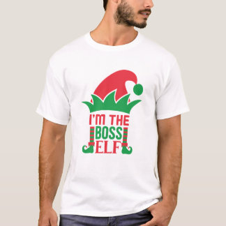 Jag är Chef Elf Funny Elf jul T-Shirt