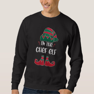 Jag är Chef Elf-julmatchningen i Party Lång Ärmad Tröja