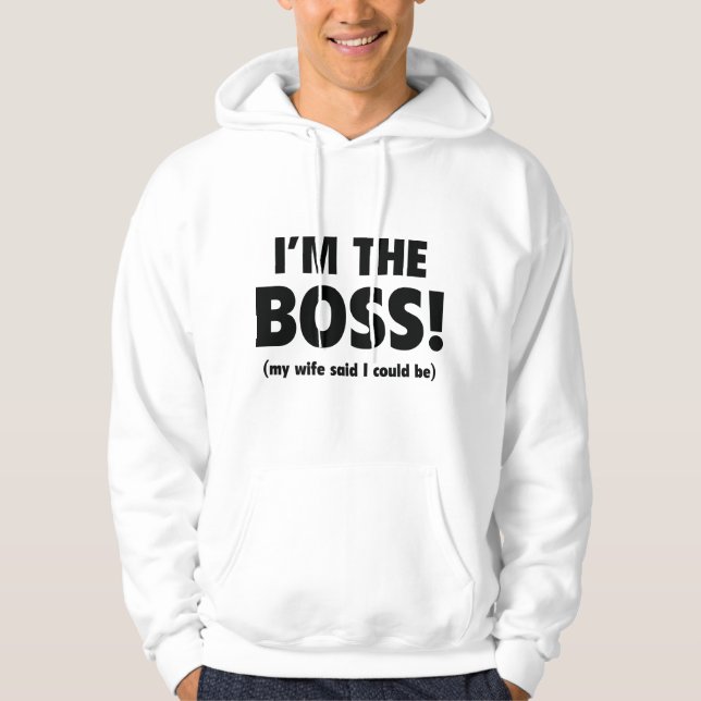 Jag är Chef Hoodie (Framsida)