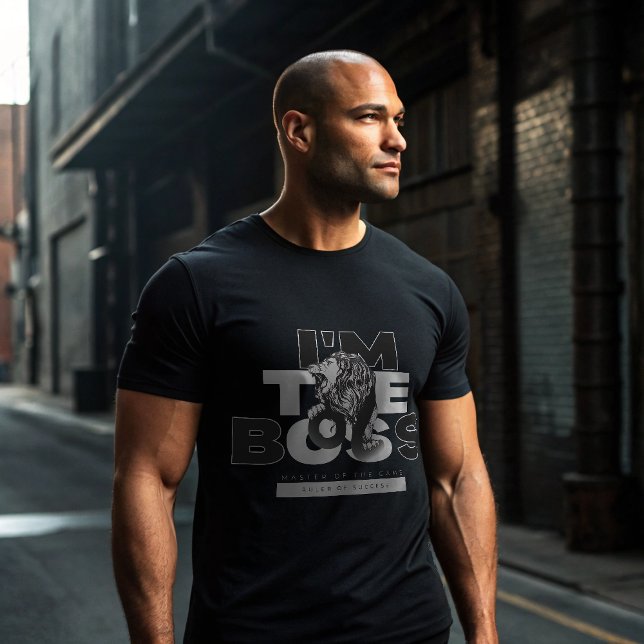 Jag är Chef Lejona TShirt | Alfasparagrafik T Shirt (Skapare uppladdad)