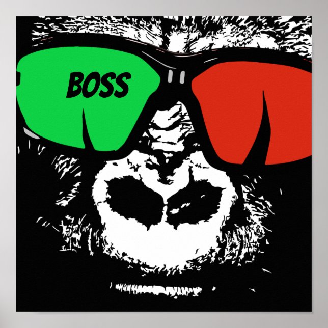 Jag är chef som poster. poster (Framsidan)