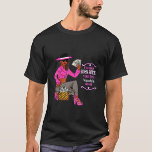 Jag är Chef Urban Slang Female Entrepreneur Prid T Shirt