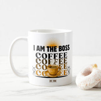 Jag är chefen Kaffe Kaffemugg