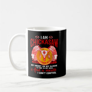 Jag är Chickasaw Native Proud - Native American T- Kaffemugg