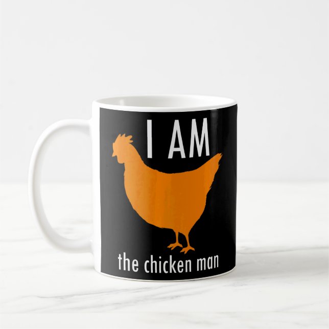 Jag är Chicken Man Kaffemugg (Vänster)