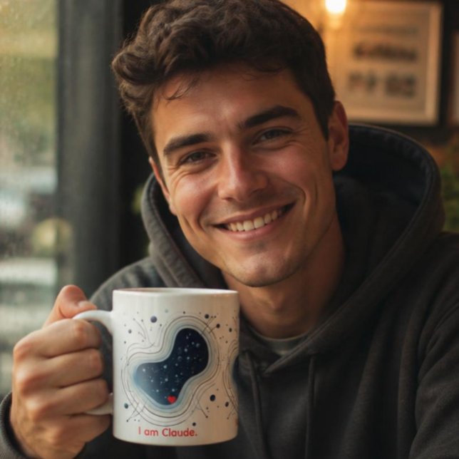 Jag är Claude. Nördpresentmugg Kaffemugg (Skapare uppladdad)