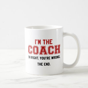 Jag är Coach Kaffemugg