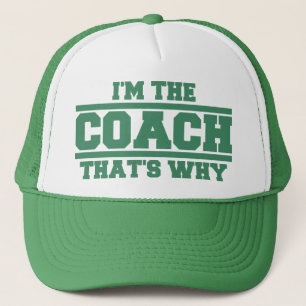 Jag är COACH som är varför Hat (grönt) Keps