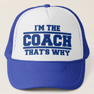 Jag är COACH som är varför Hat (royalet blått) Keps