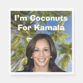Jag är Coconuts For Kamala Pappersservett