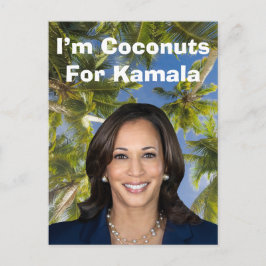 Jag är Coconuts For Kamala Vykort