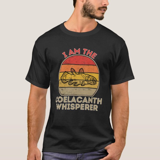 Jag är Coelacanth Whisperer T Shirt (Framsida)