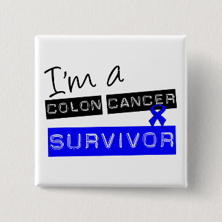 Jag är Colon Cancer Survivor Knapp