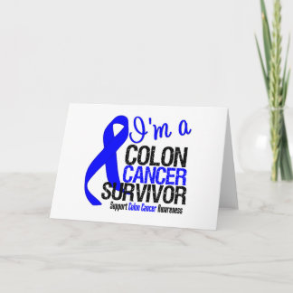 Jag är Colon Cancer Survivor Kort