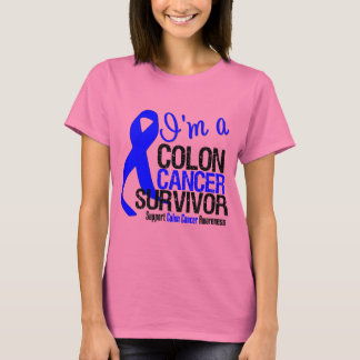 Jag är Colon Cancer Survivor T-shirt