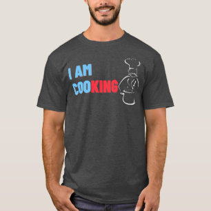 Jag är Coo Kitchen Kung Funny Chef Cook Gift T Shirt
