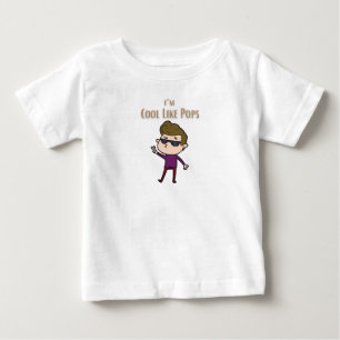 Jag är cool som pops t-shirt