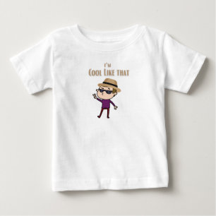Jag är cool som pops t-shirt