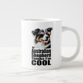 Jag är Coola Australian shepherd Jumbo Mugg