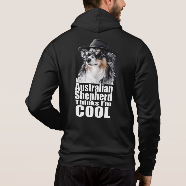 Jag är Coola Australian shepherd T Shirt (Baksida)