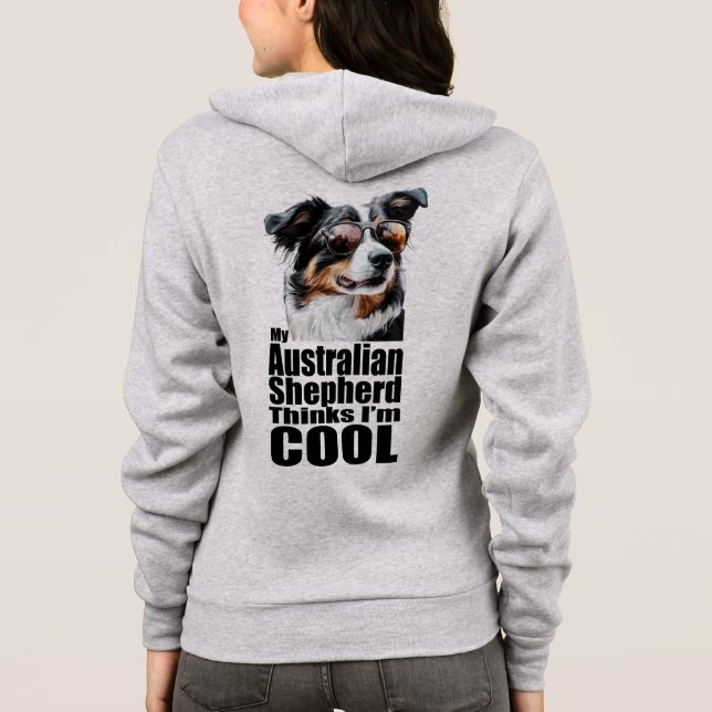 Jag är Coola Australian shepherd T Shirt (Baksida)