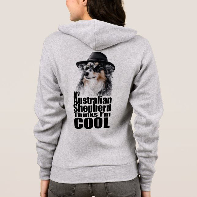 Jag är Coola Australian shepherd T Shirt (Baksida)