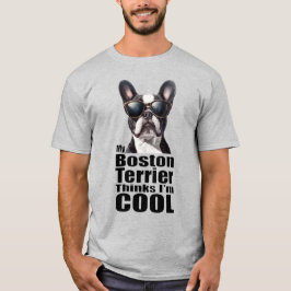 Jag är Coola Boston Terrier T Shirt