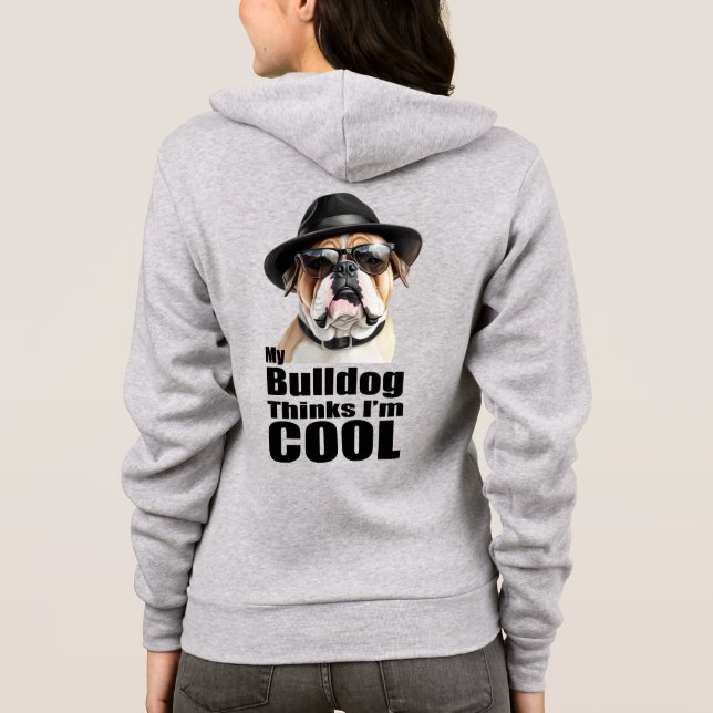 Jag är Coola Bulldog T Shirt (Baksida)