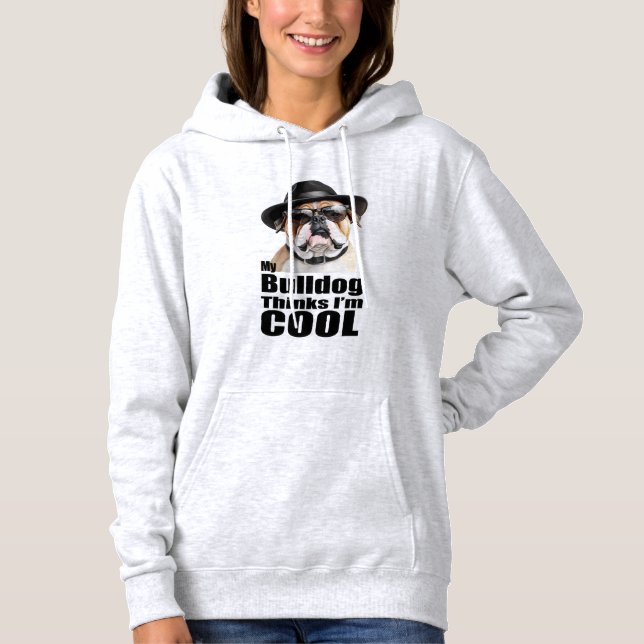 Jag är Coola Bulldog T Shirt (Framsida)