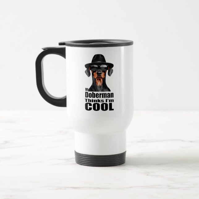 Jag är Coola Doberman Resemugg (Vänster)