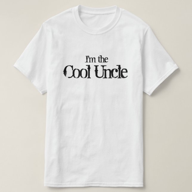 Jag är Coola farbror T-shirt (Design framsida)