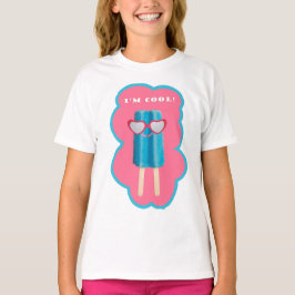 Jag är Coola Ice Pop i solglasögon T Shirt