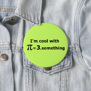 Jag är Coola med Pi är 3 poäng. Knapp