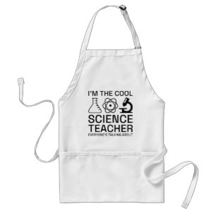 Jag är Coola Science Teacher Förkläde